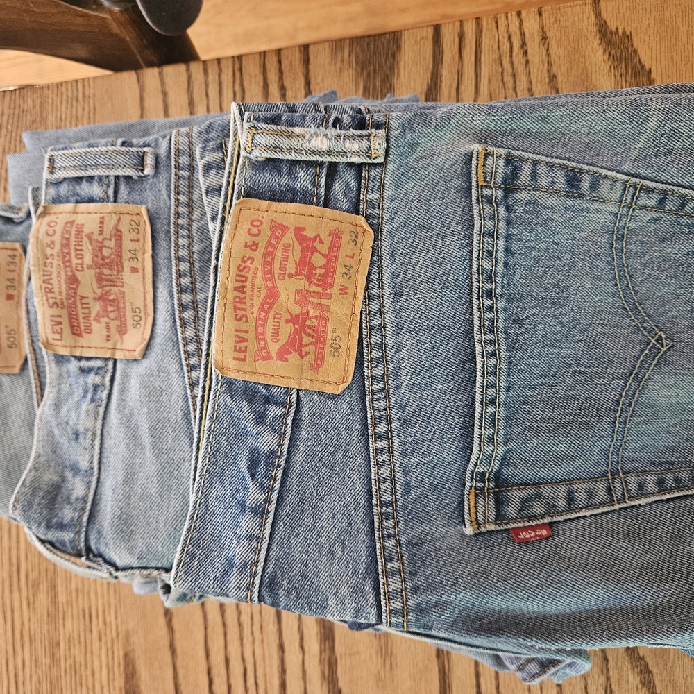 Levi's Men's Straight Jeans - Light Blue